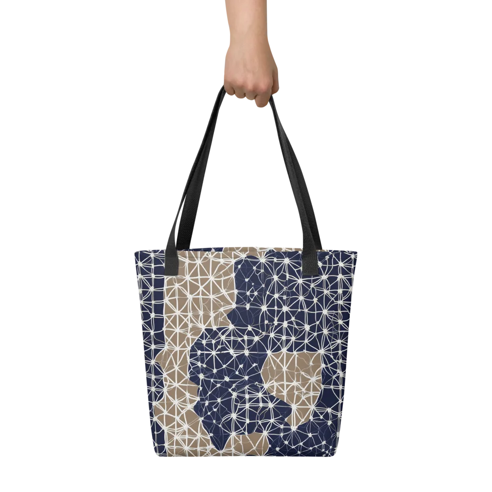 Ivory Interlace on Tote Bag — Front