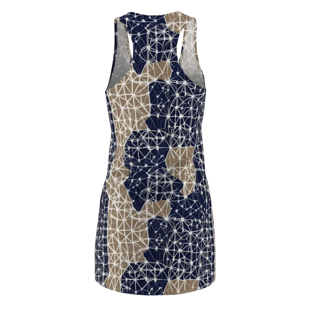 Ivory Interlace on Racerback Dress — Back