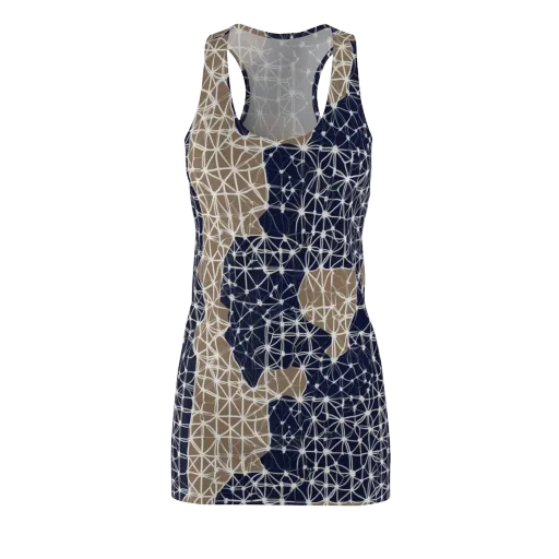 Ivory Interlace on a Racerback Dress
