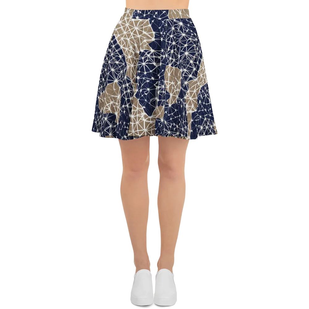 Ivory Interlace on Skater Skirt — Front