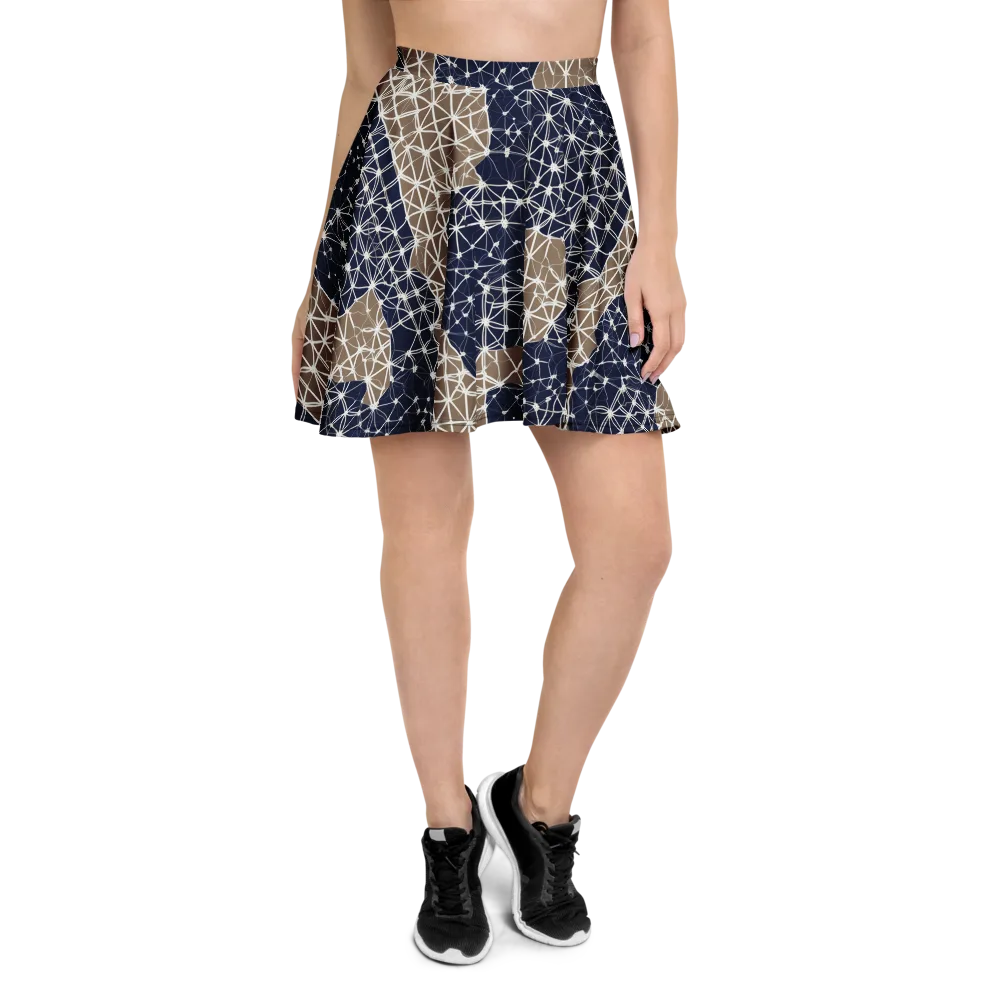 Ivory Interlace on Skater Skirt — Front