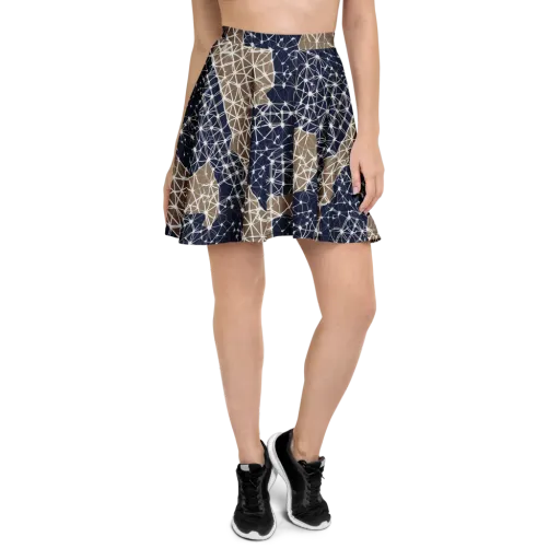Ivory Interlace on a Skater Skirt