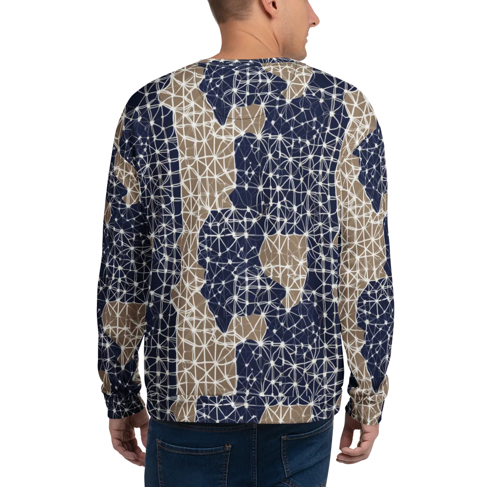 Ivory Interlace on Sweatshirt — Back