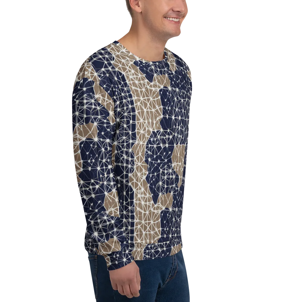 Ivory Interlace on Sweatshirt — Right Front