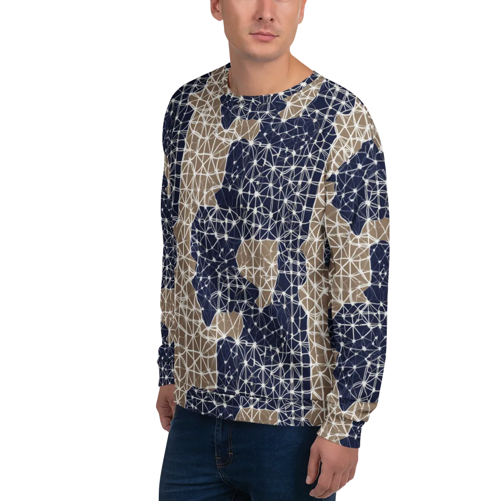 Ivory Interlace on Sweatshirt — Left Front