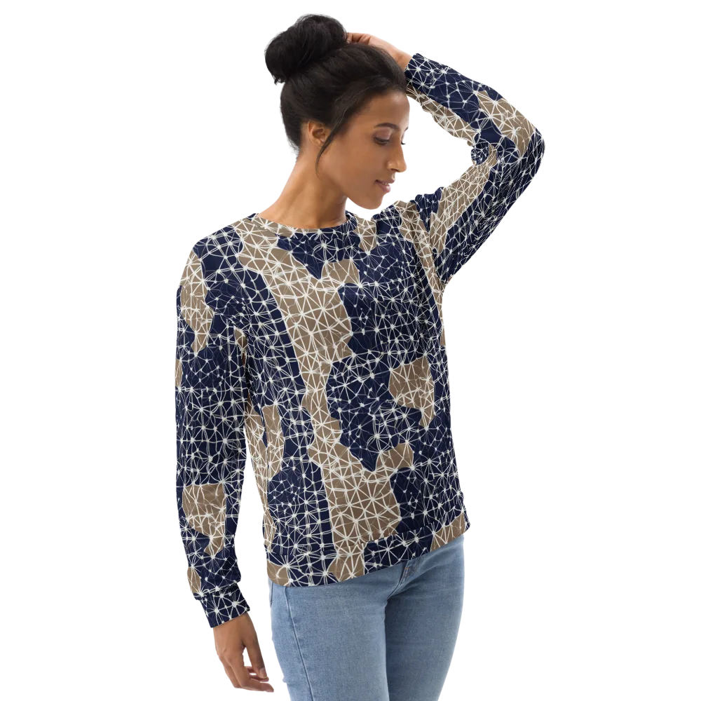 Ivory Interlace on Sweatshirt — Right Front
