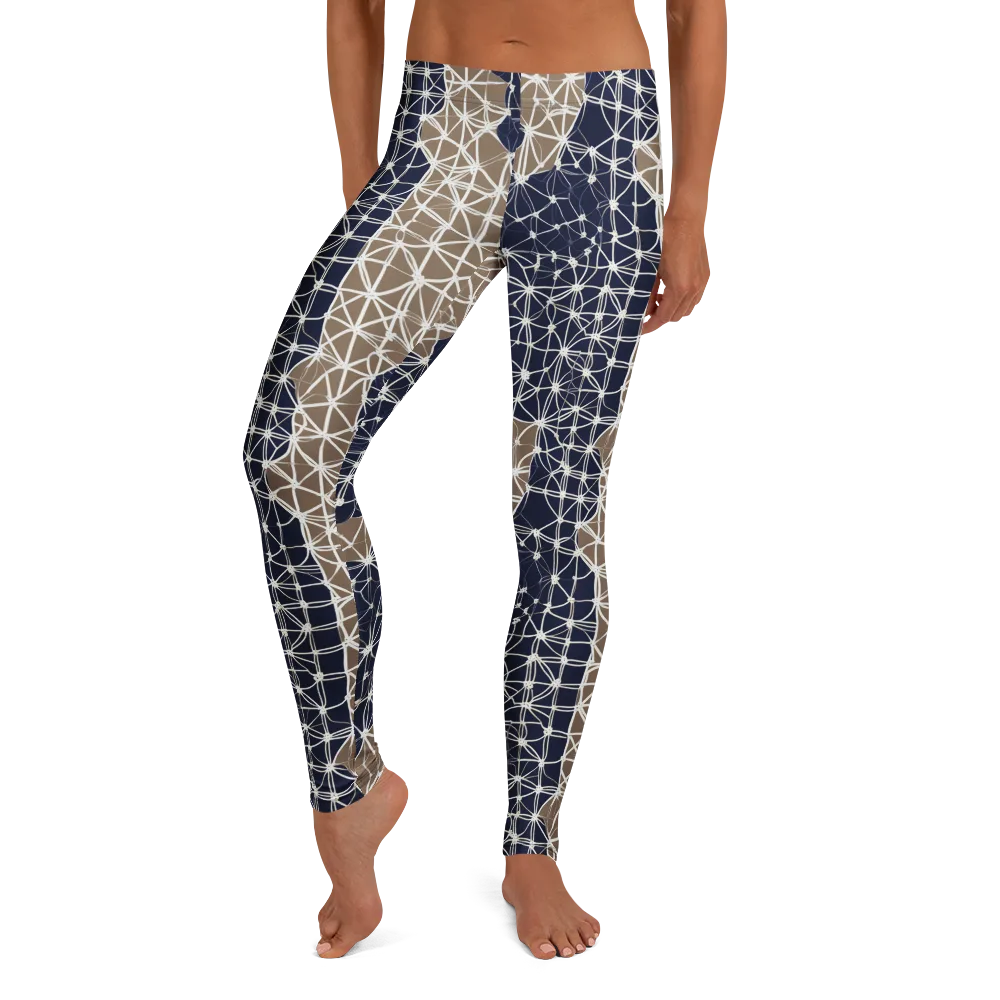Ivory Interlace on Leggings — Front