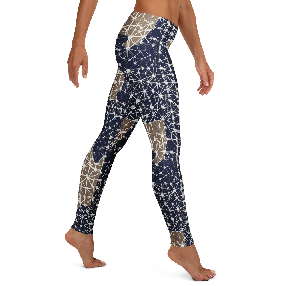 Ivory Interlace on Leggings — Right