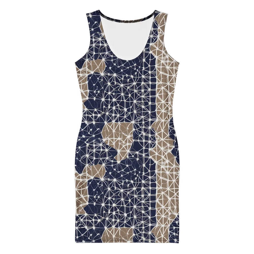 Ivory Interlace on Bodycon Dress — Front