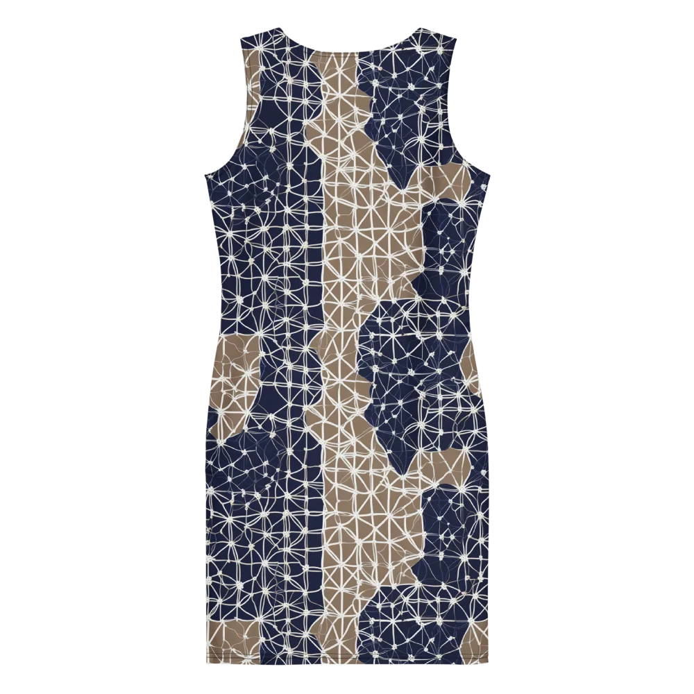 Ivory Interlace on Bodycon Dress — Back