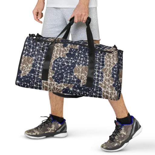 Ivory Interlace on a Duffle Bag