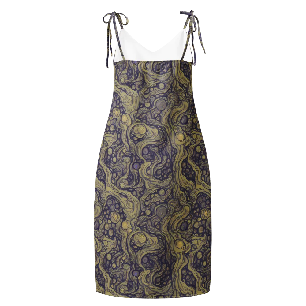 Olive Undertow on Slip Dress — Back