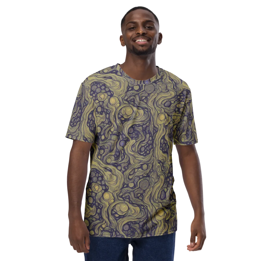 Olive Undertow on Men's Crew Neck T-Shirt — Front