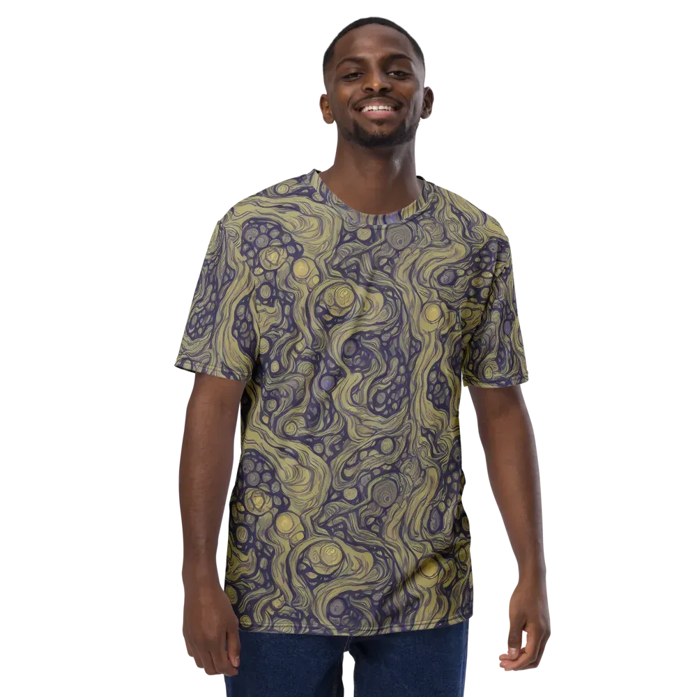 Olive Undertow on Men's Crew Neck T-Shirt — Front