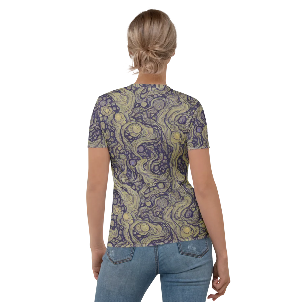 Olive Undertow on Women's Crew Neck T-Shirt — Back