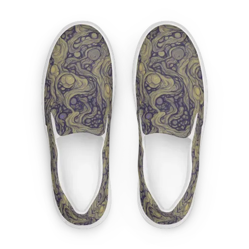Olive Undertow on a Women's Slip-On Canvas Shoes