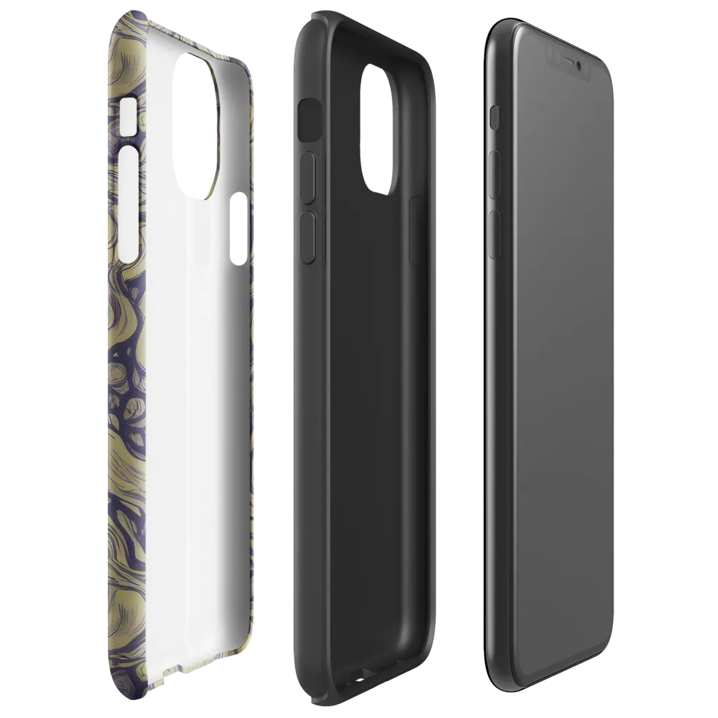 Olive Undertow on Tough Case for iPhone® — Right