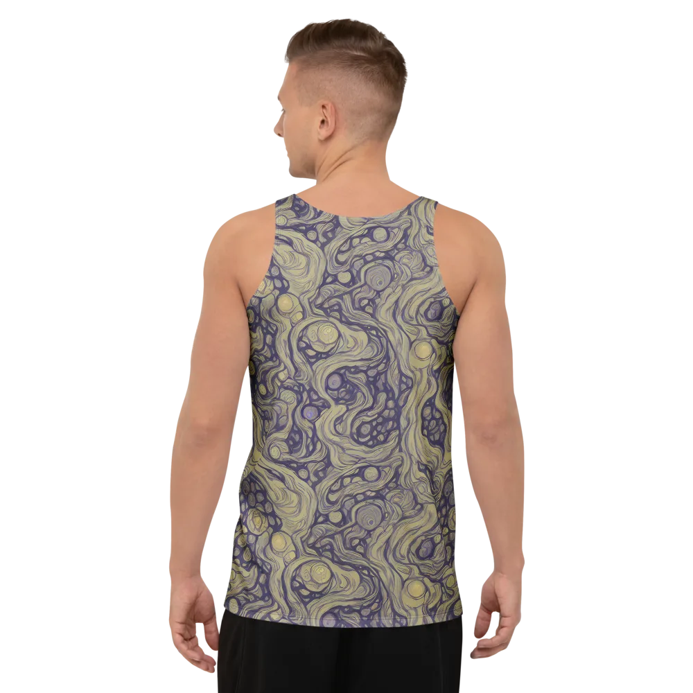 Olive Undertow on Men's Tank Top — Back