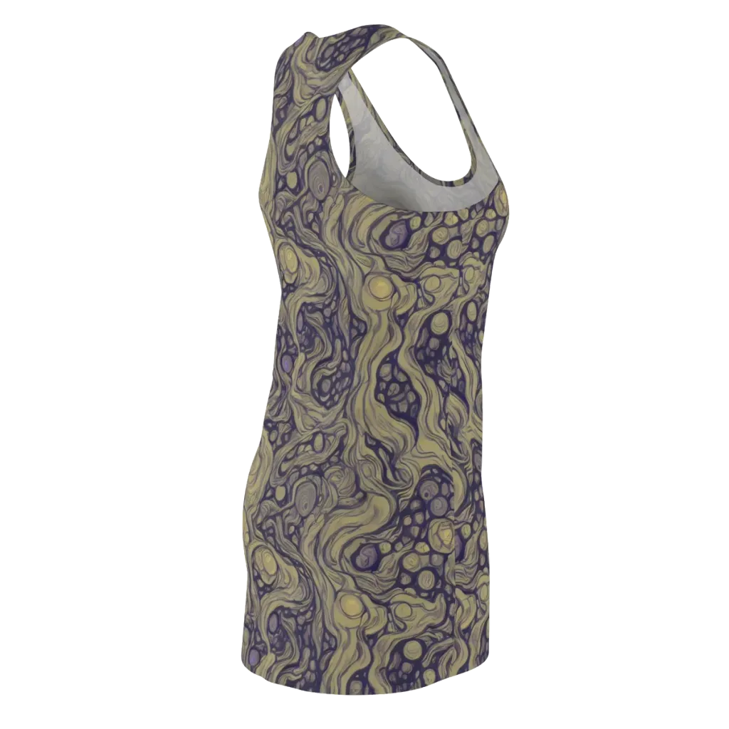 Olive Undertow on Racerback Dress — Back Side