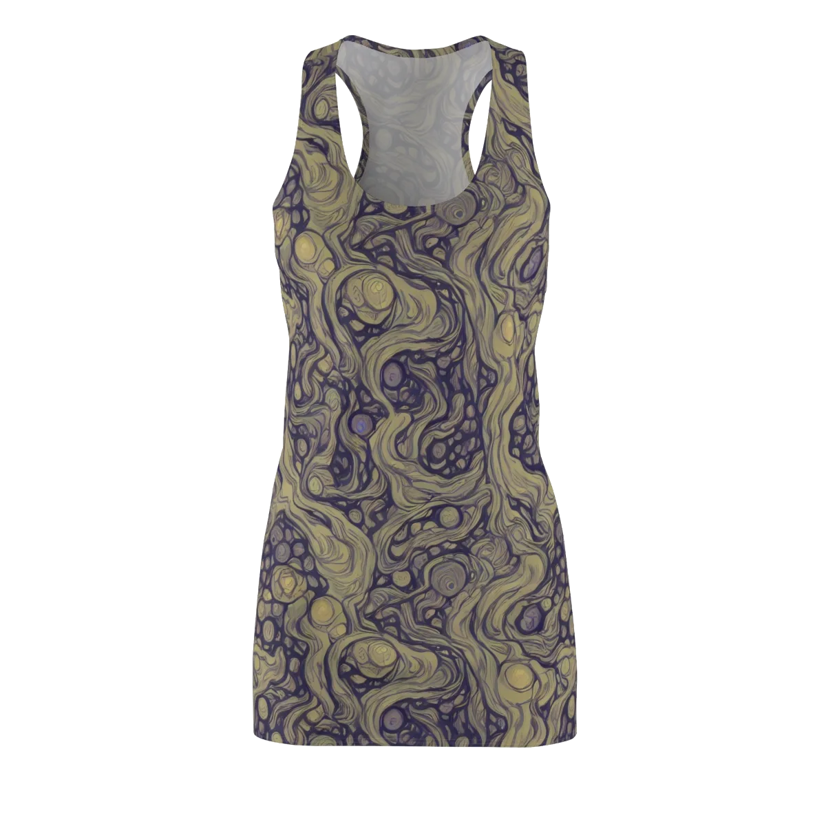 Olive Undertow on Racerback Dress — Front