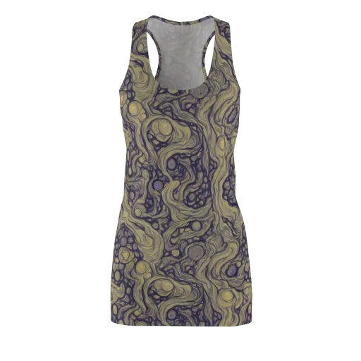 Olive Undertow on a Racerback Dress