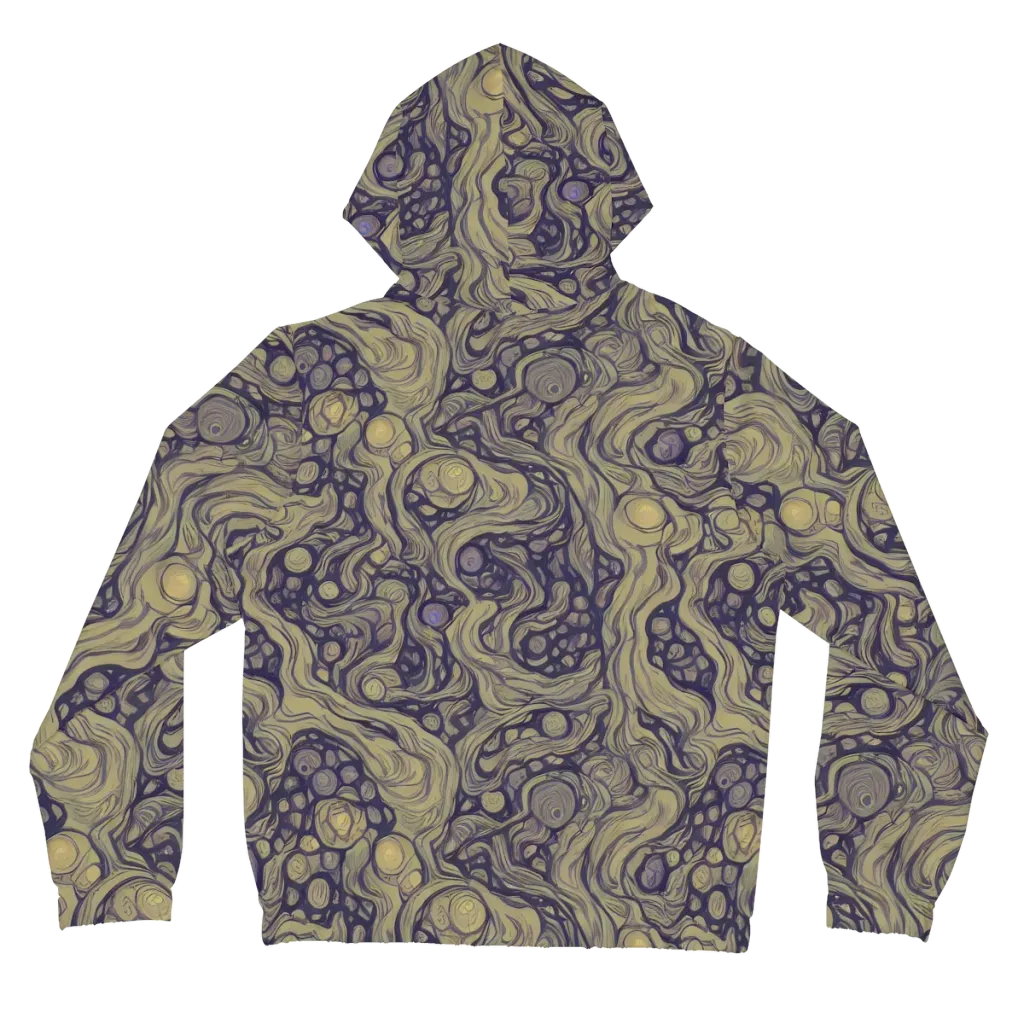 Olive Undertow on Women's Full-Zip Hoodie — Back