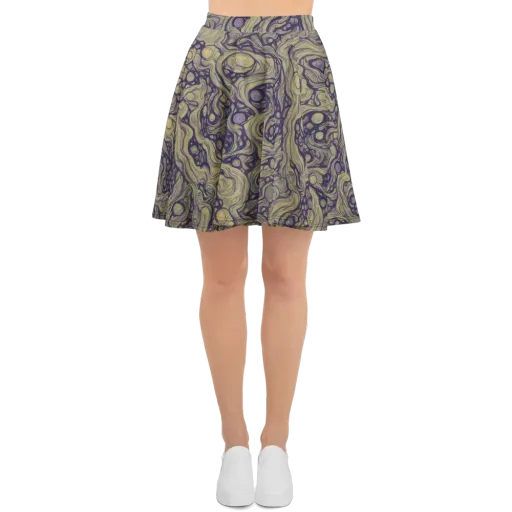 Olive Undertow on a Skater Skirt