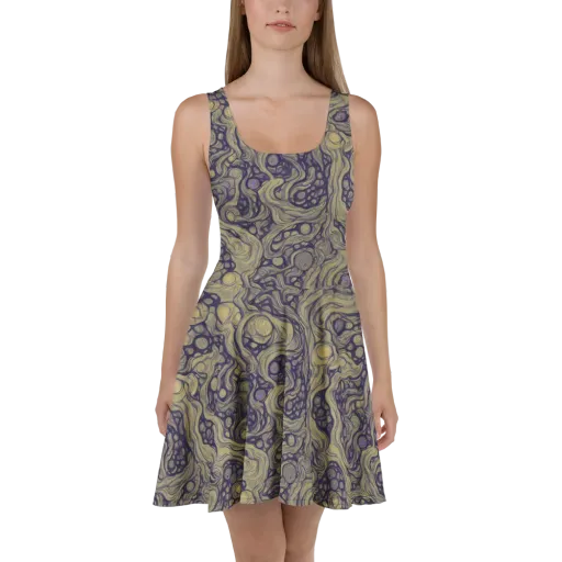 Olive Undertow on a Skater Dress