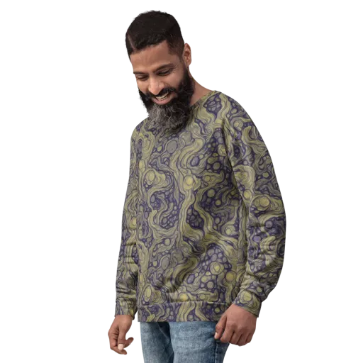 Olive Undertow on a Sweatshirt