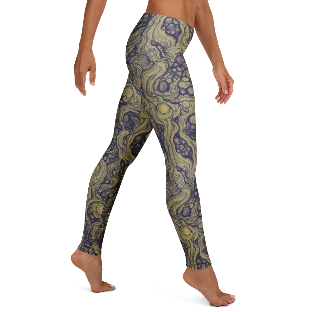 Olive Undertow on Leggings — Right