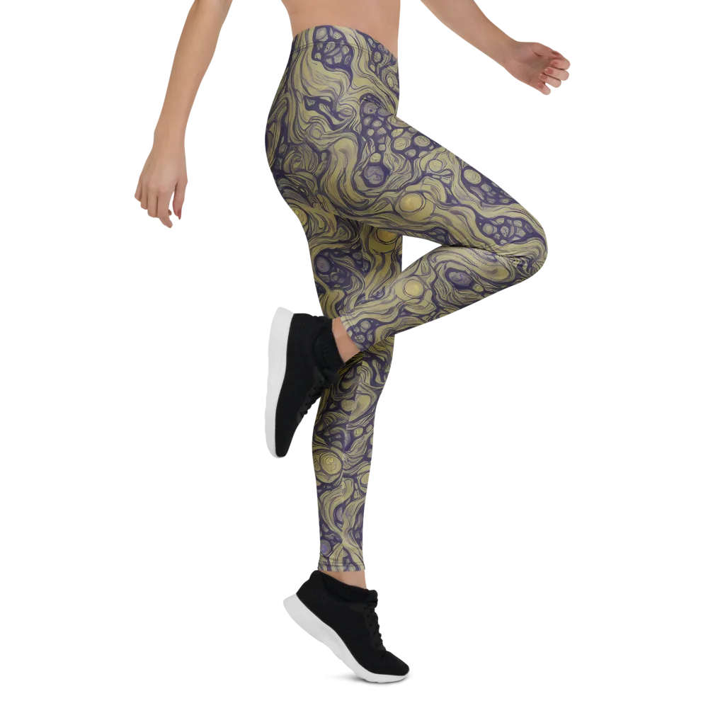 Olive Undertow on Leggings — Right