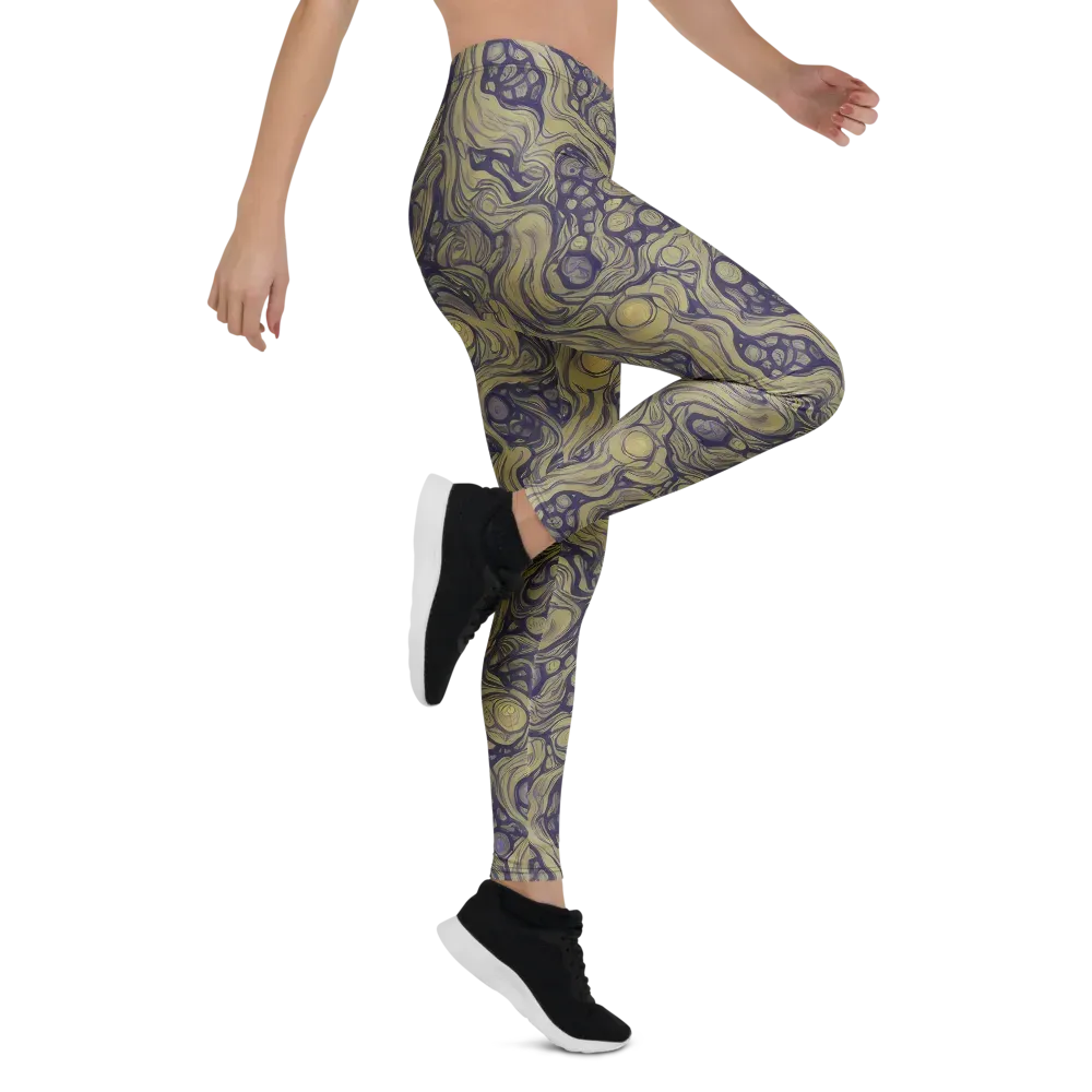 Olive Undertow on Leggings — Right