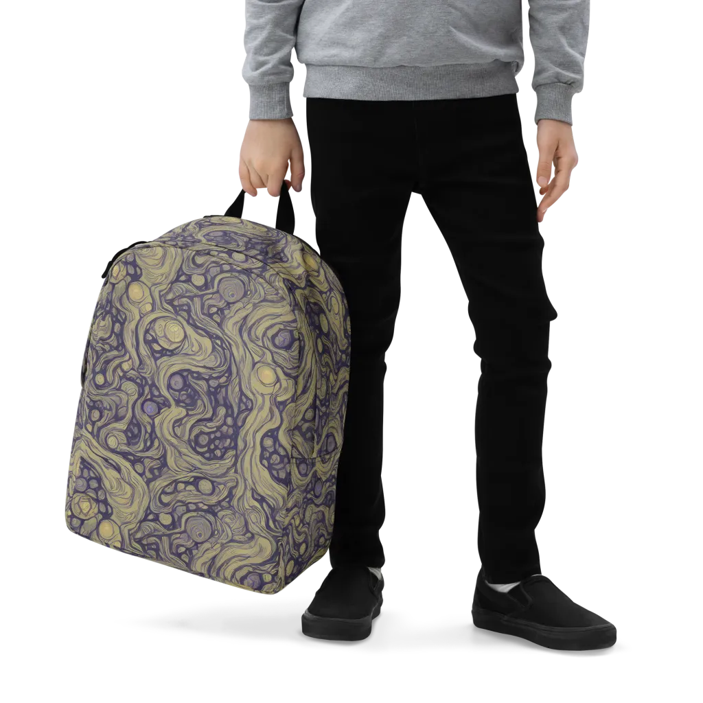 Olive Undertow on Minimalist Backpack — Zoomed-in