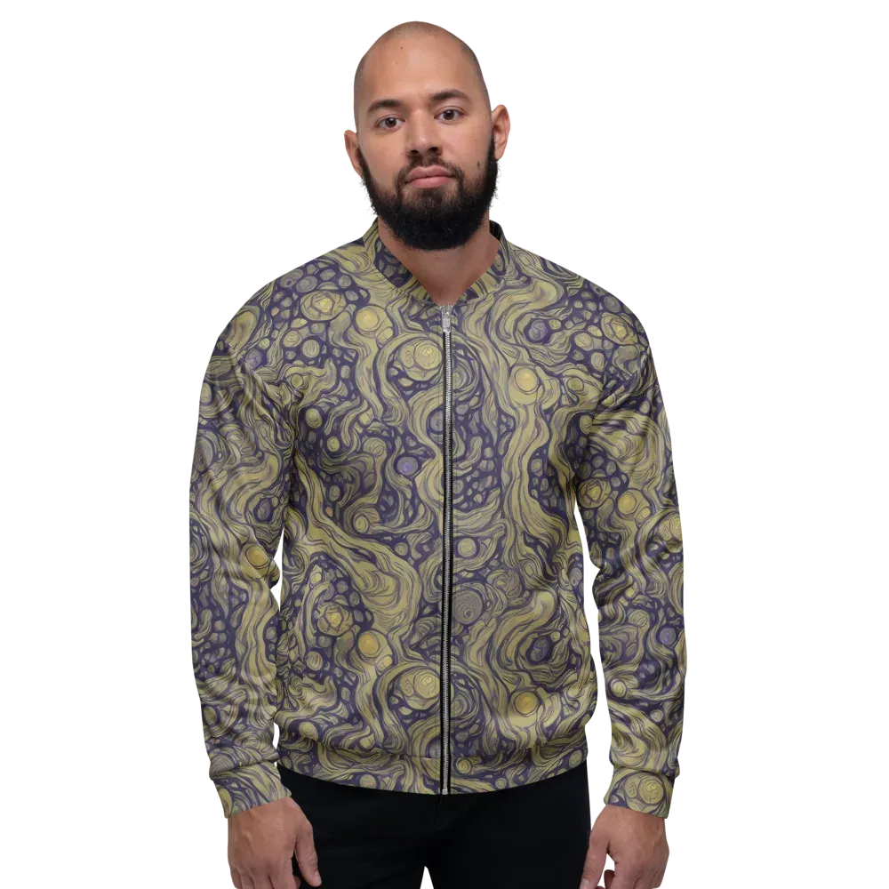 Olive Undertow on Bomber Jacket — Front