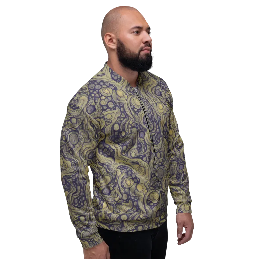 Olive Undertow on Bomber Jacket — Right