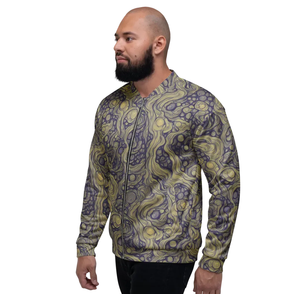 Olive Undertow on Bomber Jacket — Left