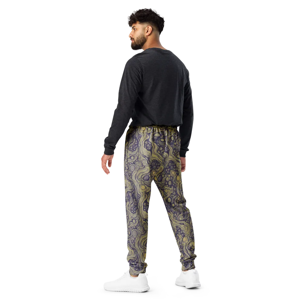 Olive Undertow on Men's Joggers — Back