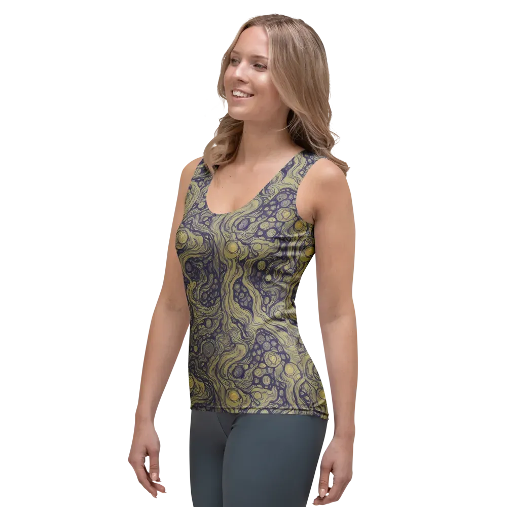 Olive Undertow on Women's Tank Top — Left Front
