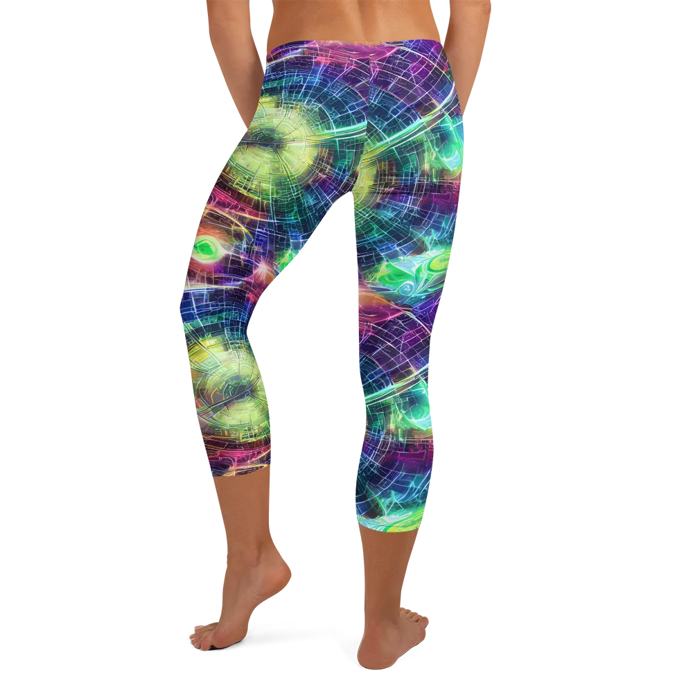 Nova Network on Capri Leggings — Back