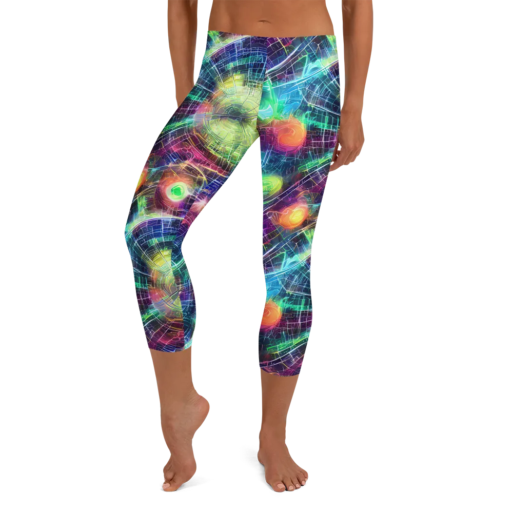 Nova Network on Capri Leggings — Front