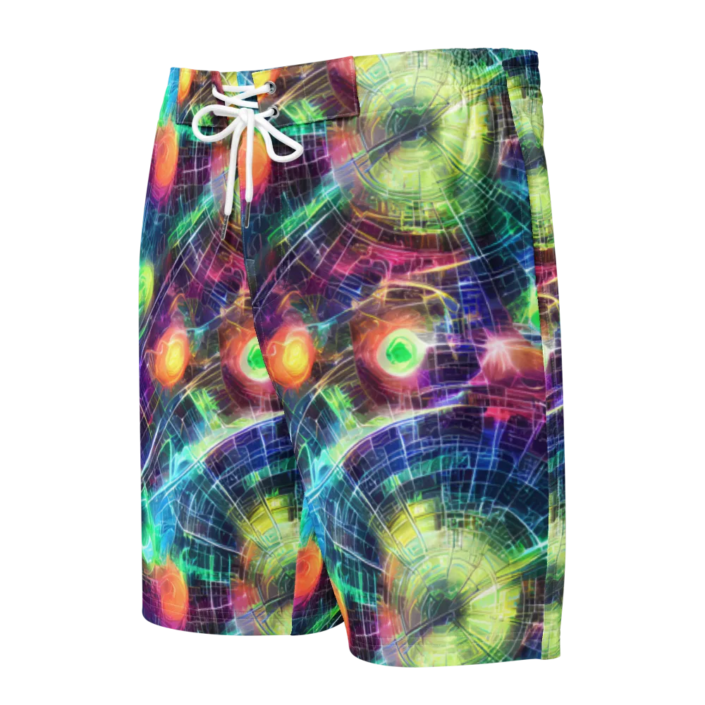 Nova Network on Men's Board Shorts — Front