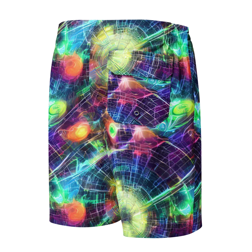 Nova Network on Men's Board Shorts — Back