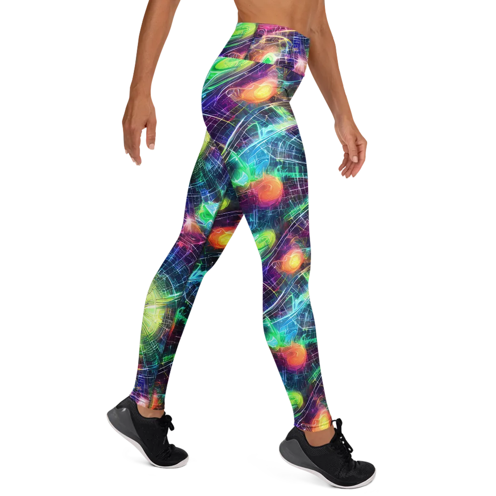 Nova Network on Yoga Leggings — Right