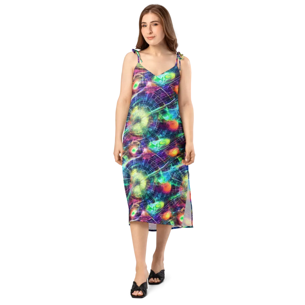 Nova Network on Slip Dress — Front