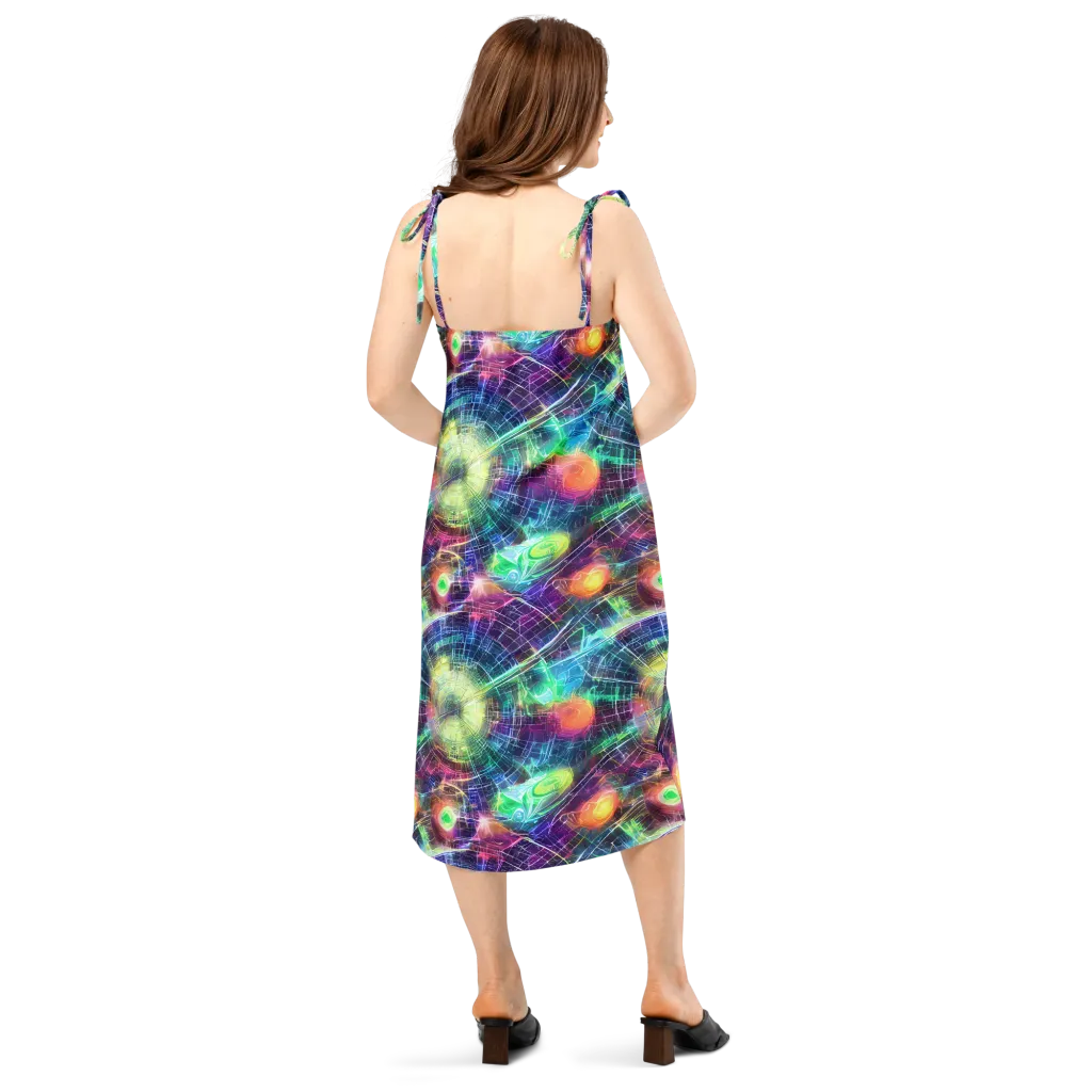 Nova Network on Slip Dress — Back