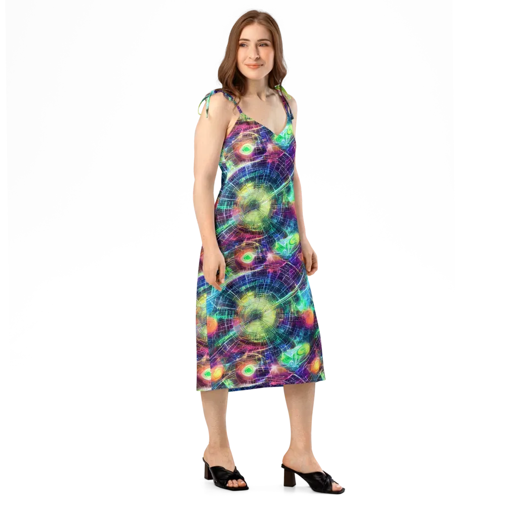 Nova Network on Slip Dress — Right Front