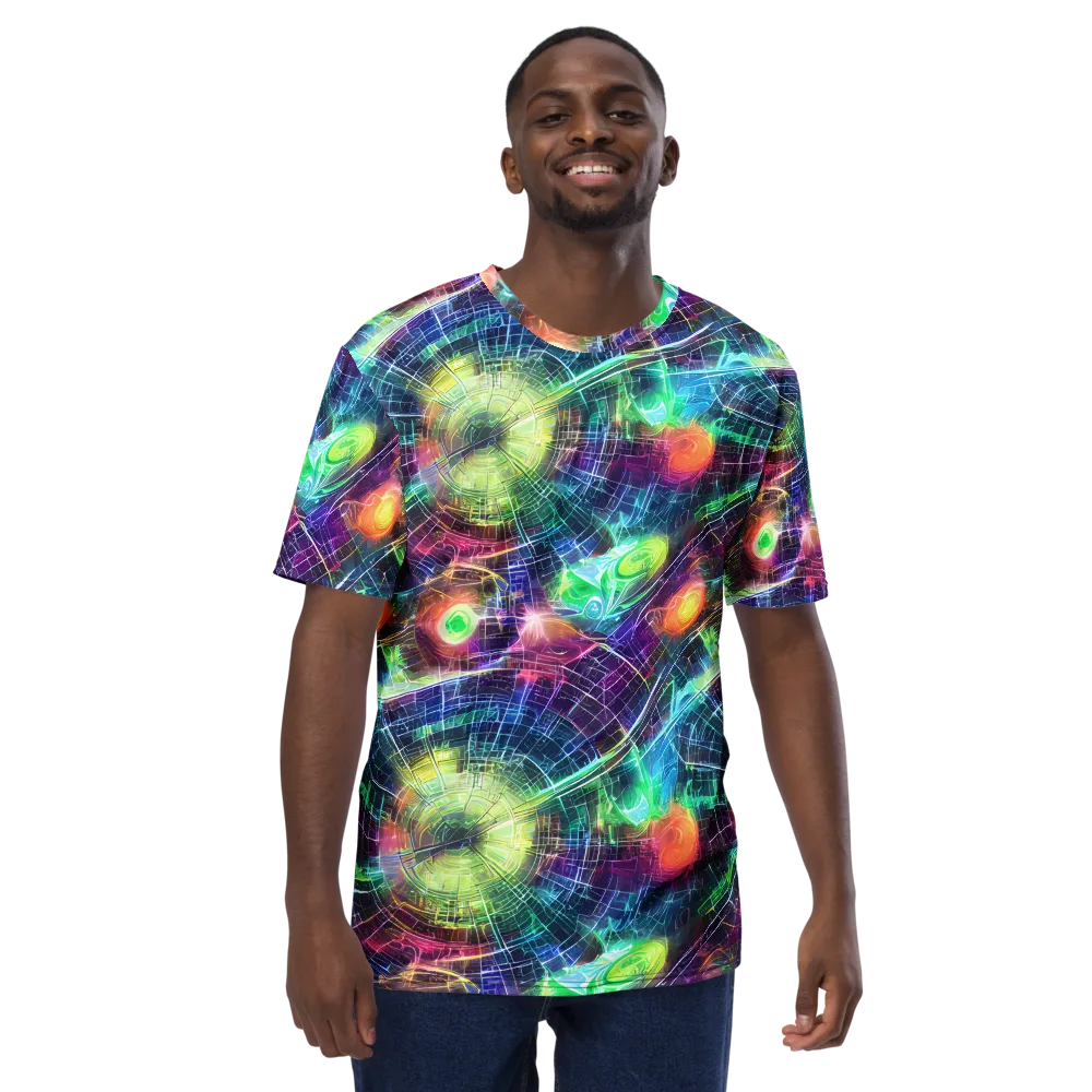 Nova Network on Men's Crew Neck T-Shirt — Front