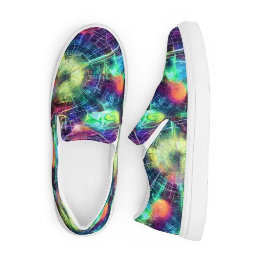 Nova Network on a Men's Slip-On Canvas Shoes