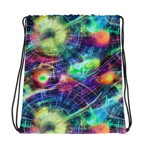 Nova Network on a Drawstring Bag