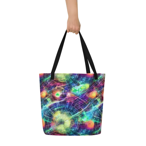Nova Network on a Large Tote Bag W/ Pocket